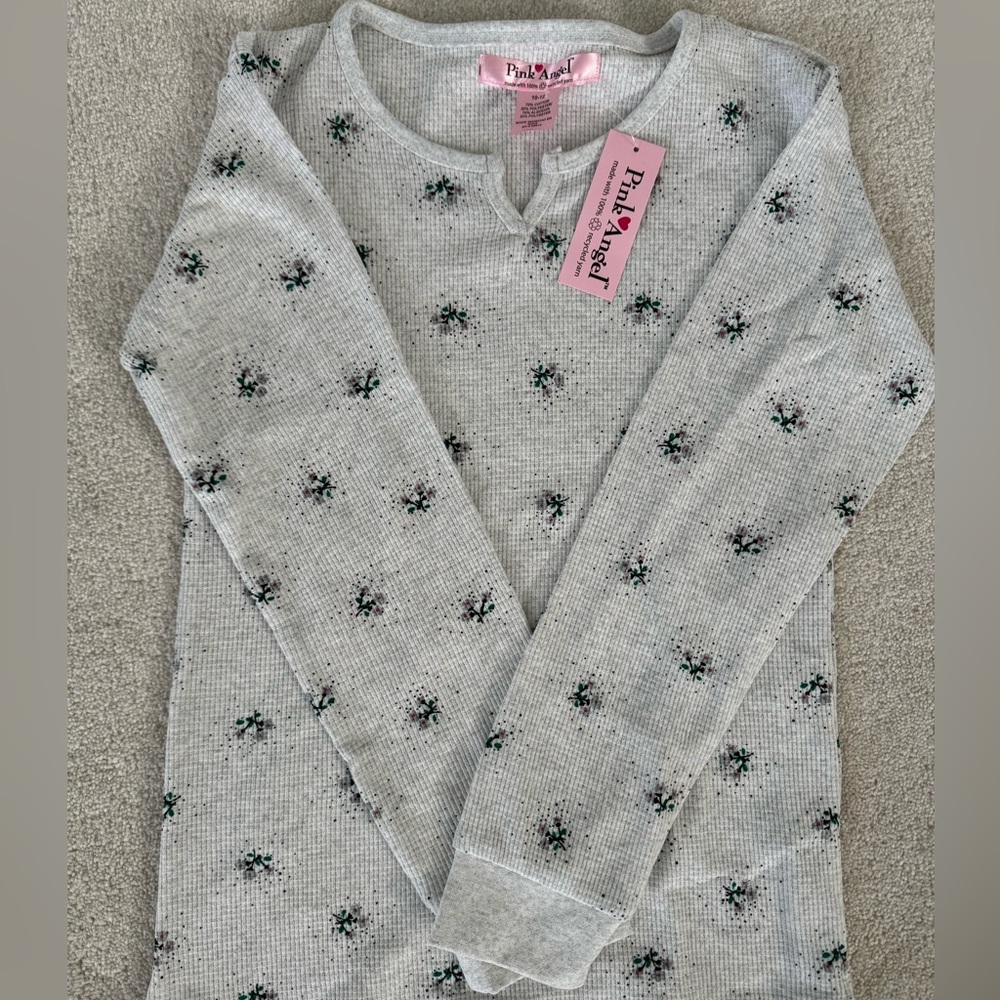 Pink Angel Long Sleeve Tee Girls